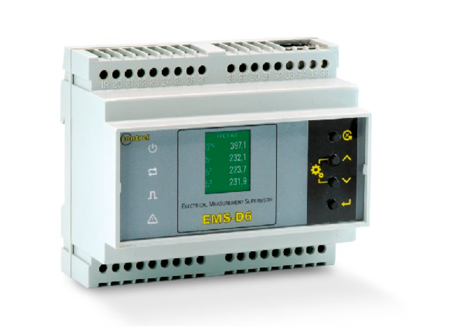 意大利Contrel elettronica  EMS 系列导轨式安装三相电表EMS-D6 DIN