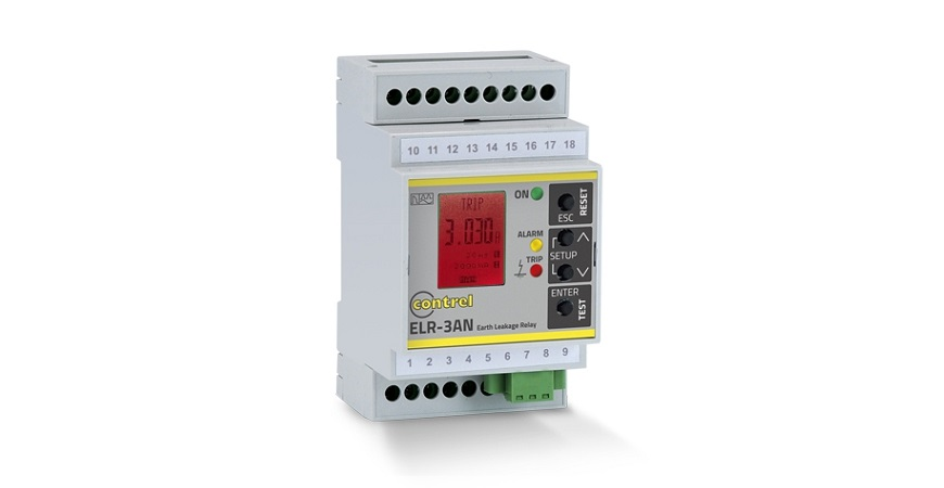 意大利Contrel elettronica s.r.l.  ELR-3AN 接地差动继电器