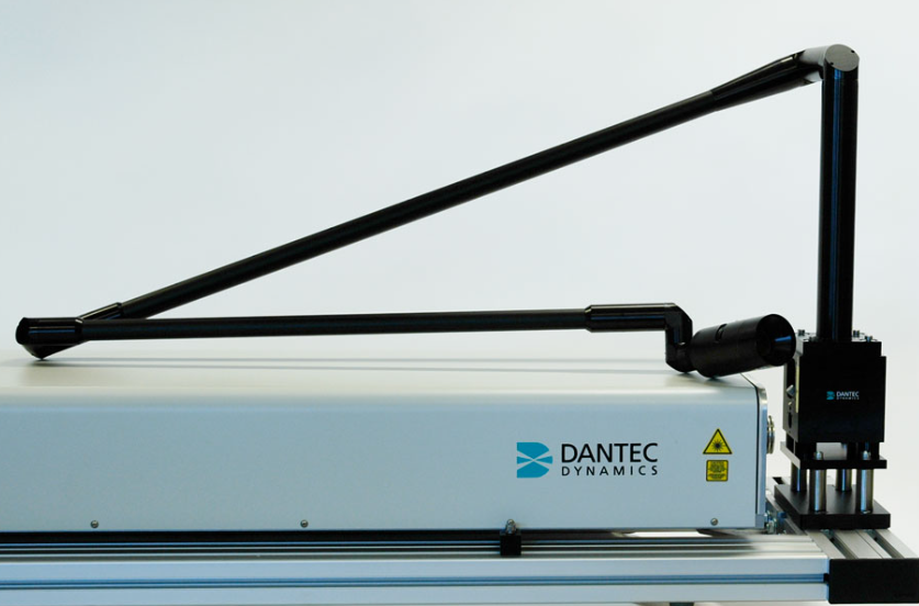 丹麦 Dantec, 流体力学, 粒子图像测速 （PIV）, 导光臂,用于难以启动的狭窄空间内的流场测量光片