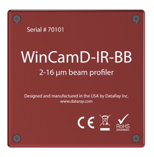 DataRay WinCamD-IR-BB 2-16μm中红外光束轮廓分析相机