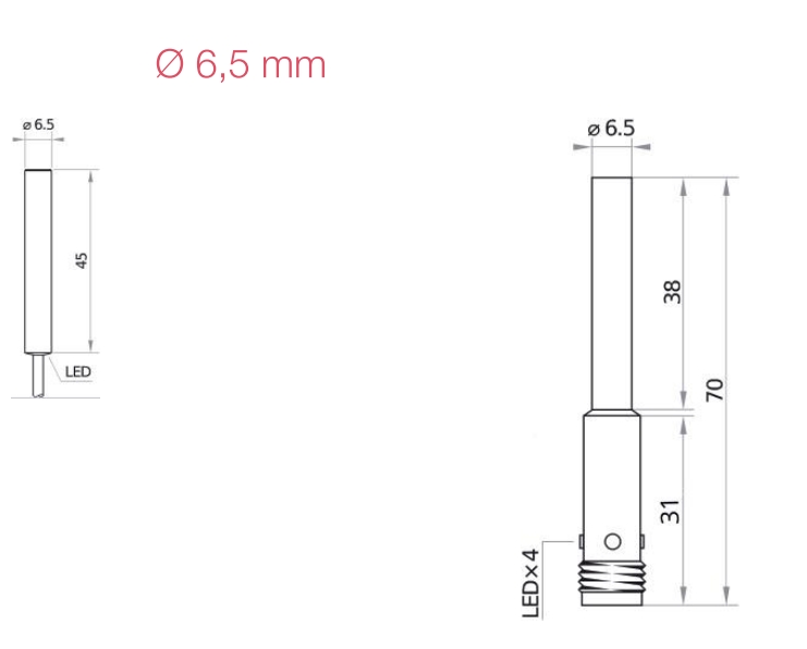 德国Eickmann Elektronik DCGL-65-PSK-2m电感式接近开关,德国原装传感器,Eickmann接近开关
