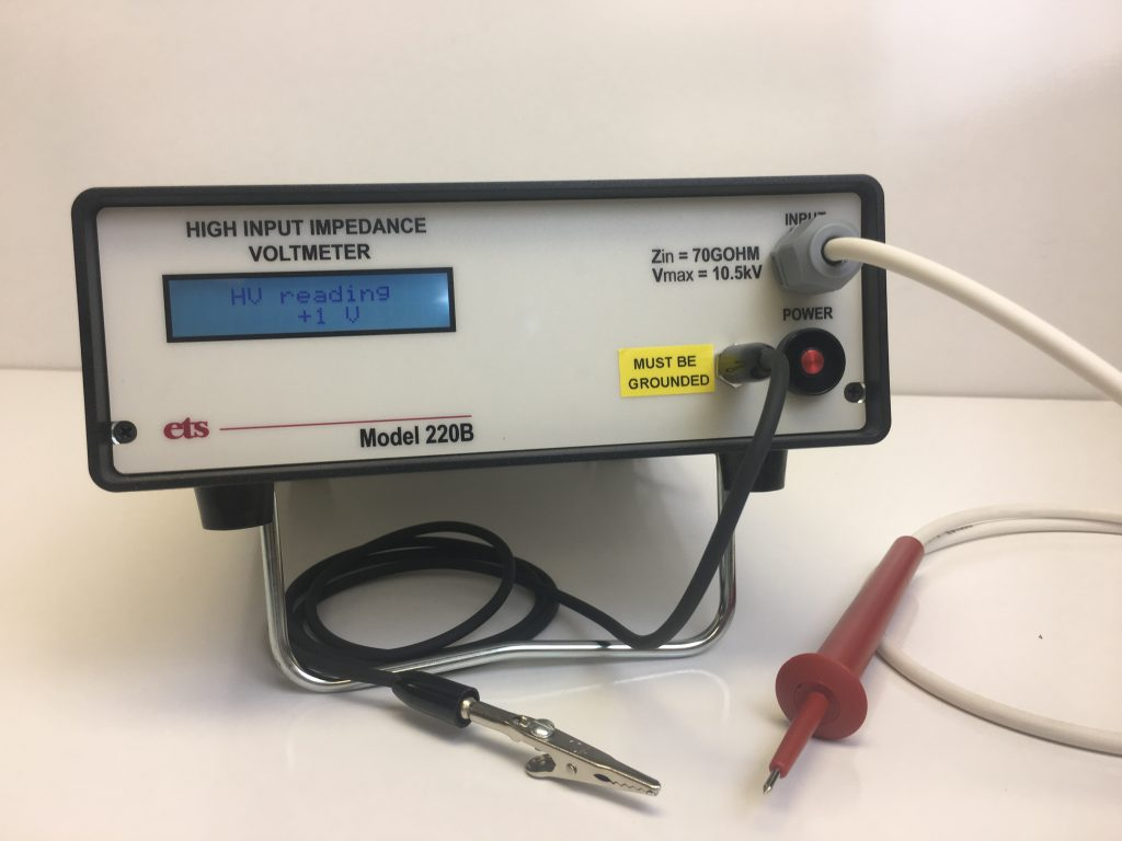 美国ELECTRO-TECH SYSTEMS INC ETS  220B 型 – 高阻抗数字接触电压表（高达 10.5kV）高阻抗无负载电压表