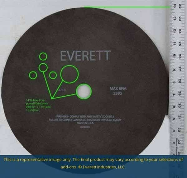 美国Everett Industries 砂轮 干式砂轮 干式切割轮 切割轮