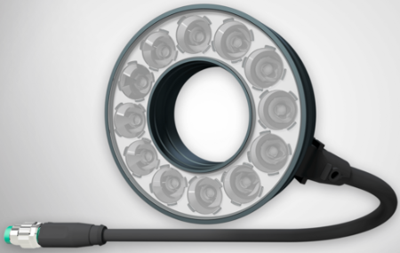 德国Evotron GmbH 光源 智能LED照明 lumiSENS®技术 用于工业机器视觉的大功率LED环形灯 R-50X24-G520-M-CLR-P-S