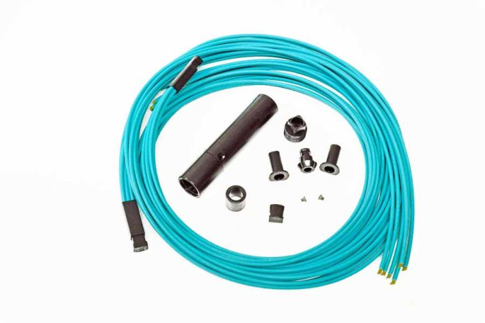 美国,FIS,分支套件,F1BOK1240MA,12芯 3mm 水绿色（编号而非颜色编码） 40英寸管道长度 可接受900um