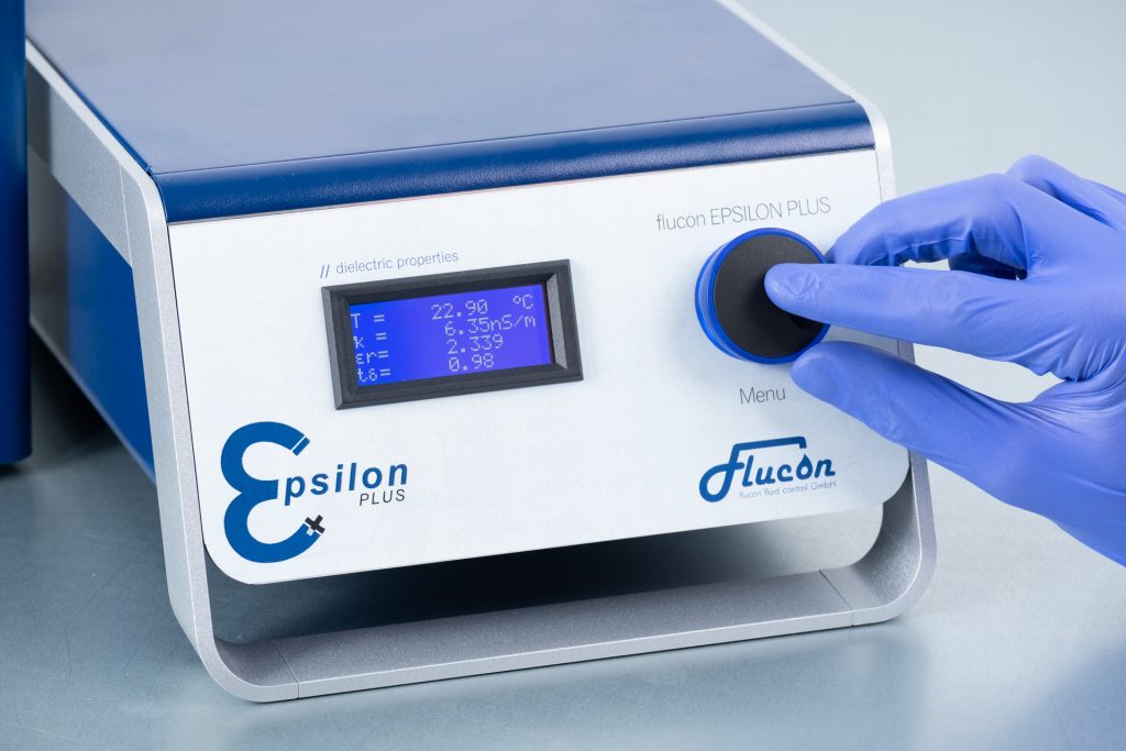 Flucon EPSILON +用于测量润滑油介电流体特性（电导率，介电常数，DDF介质损耗因数）