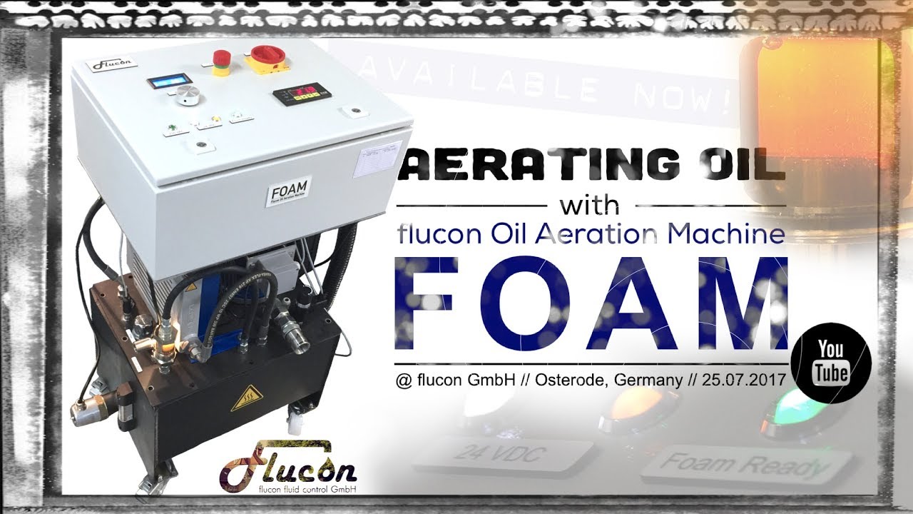 德国 flucon GmbH 使用润滑油含气量测试仪FOAM测试台充气