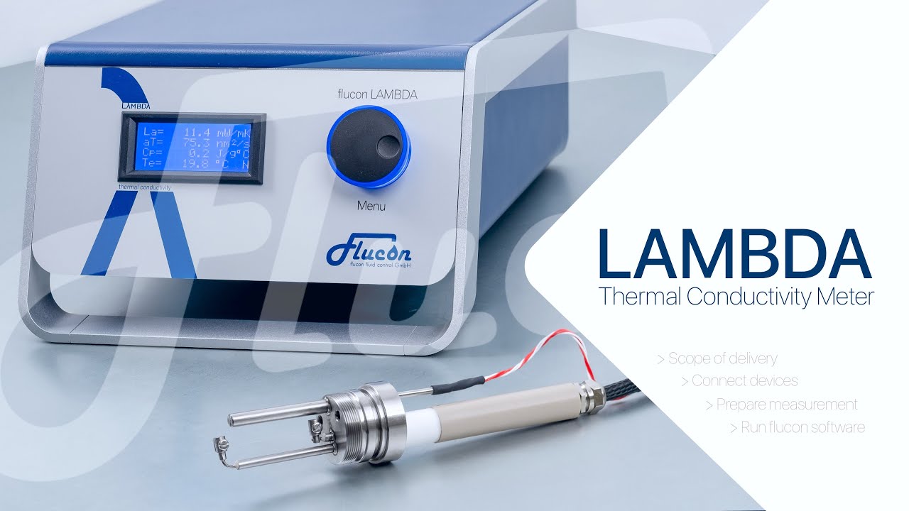 德国 flucon GmbH 如何通过flucon的LAMBDA实验室系统确定与温度相关的流体导热系数