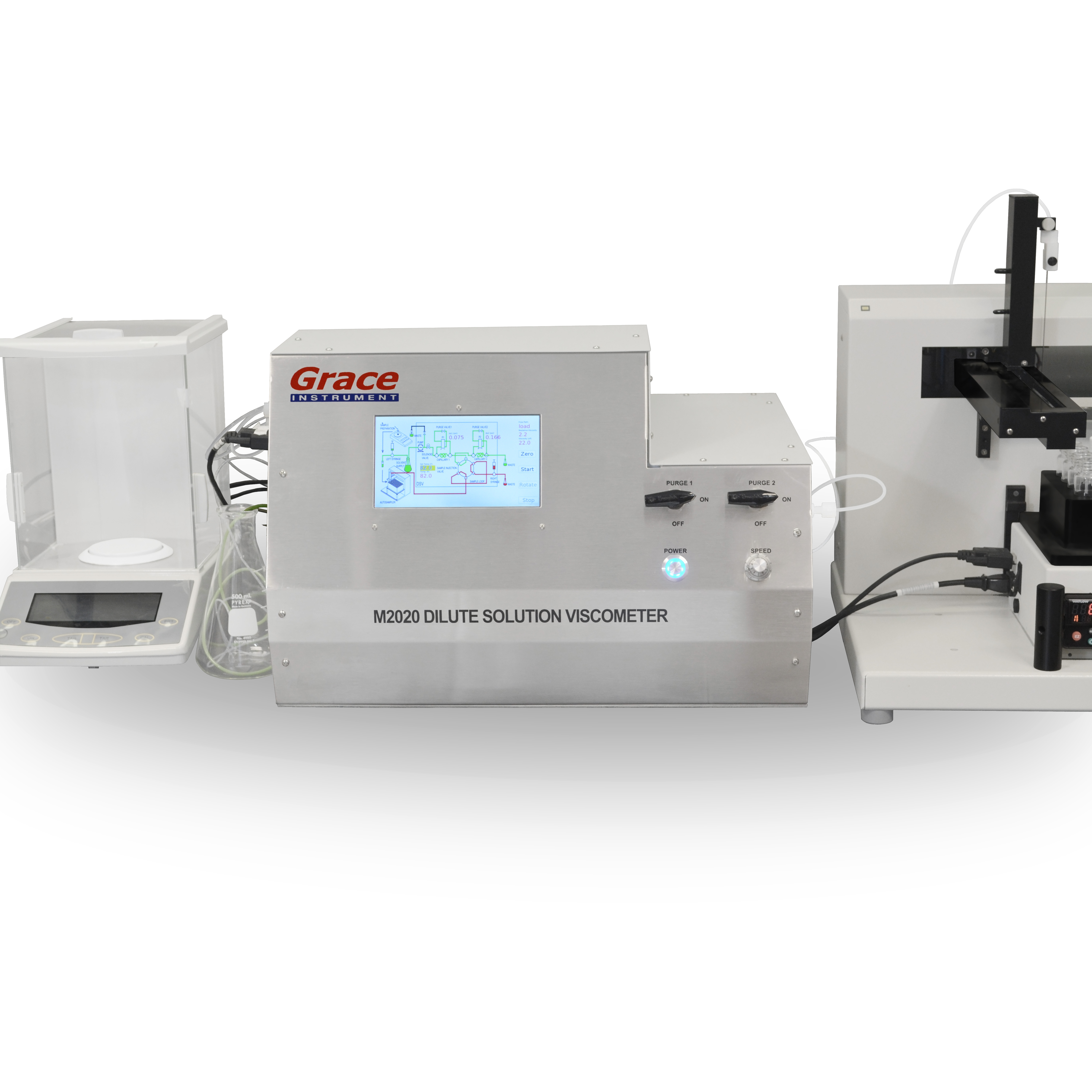美国Grace M2020 稀溶液粘度计（DSV），从样品制备到数据分析的全自动测试过程，测量溶解聚合物的绝对，固有，固有，相对或比粘度和分子量
