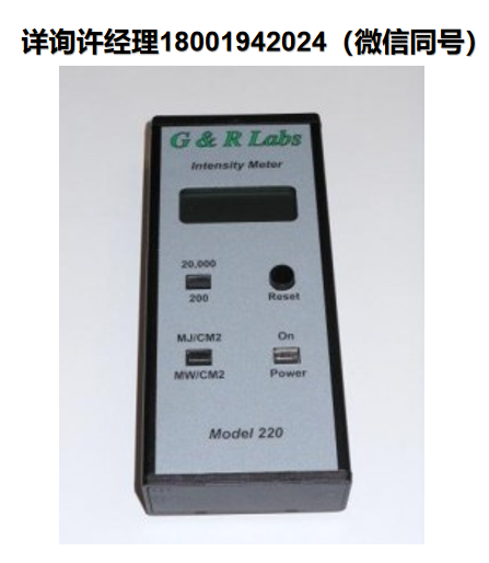 美国G&R Labs Model 220 紫外线光度计、照度计、测光仪、紫外线照度计、进口代理G&R Labs