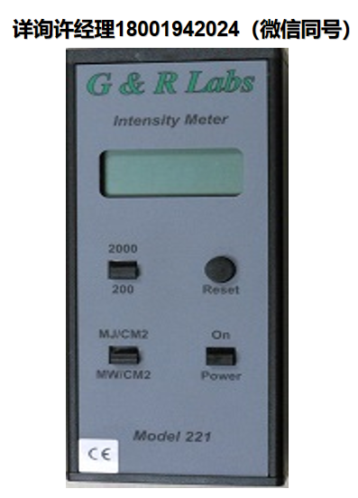 美国G&R Labs Model 221 紫外线光度计、照度计、测光仪、紫外线照度计、进口代理G&R Labs