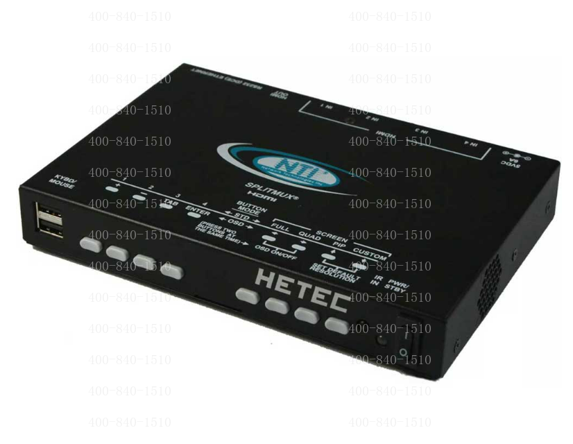 德国 HETEC SPLIT-VIEW-HDMI Quad-Multiviewer 四路多画面显示器 分屏