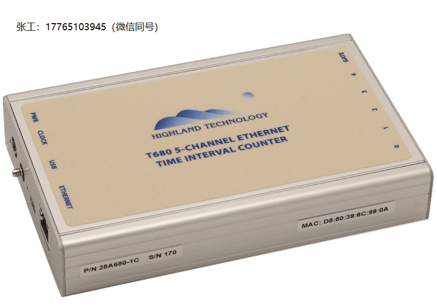Highland T680 5通道以太网时间间隔计数器