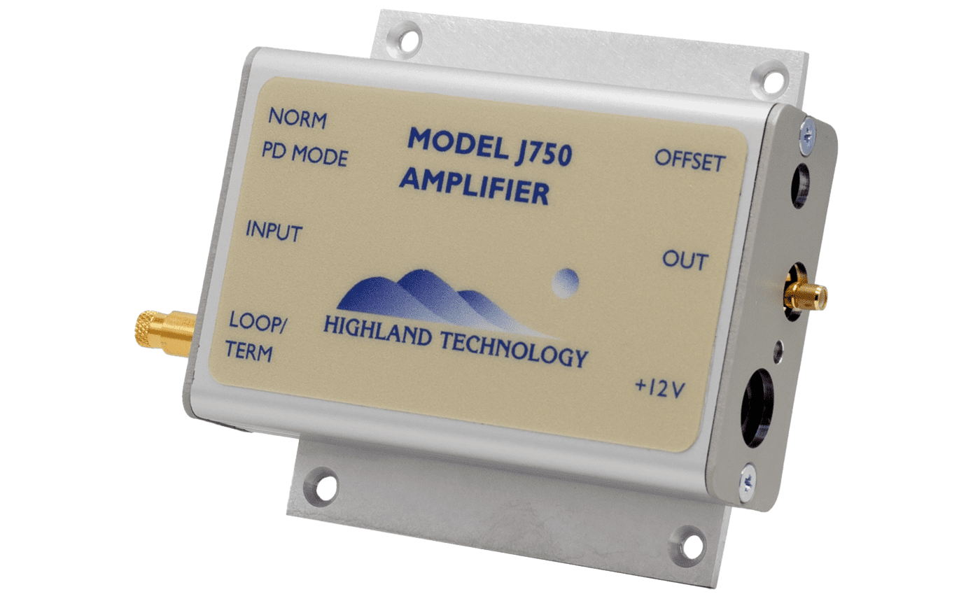 Highland Technology 型号 J750 单通道紧凑型宽带放大器