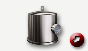 HUNTINGTON STAINLESS STEEL BELL JAR CHAMBER 不锈钢真空腔