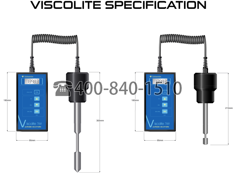 Hydramotion 便携式粘度计 XL7-100B-d21 海默生实验室粘度计 XL7-100B-d15