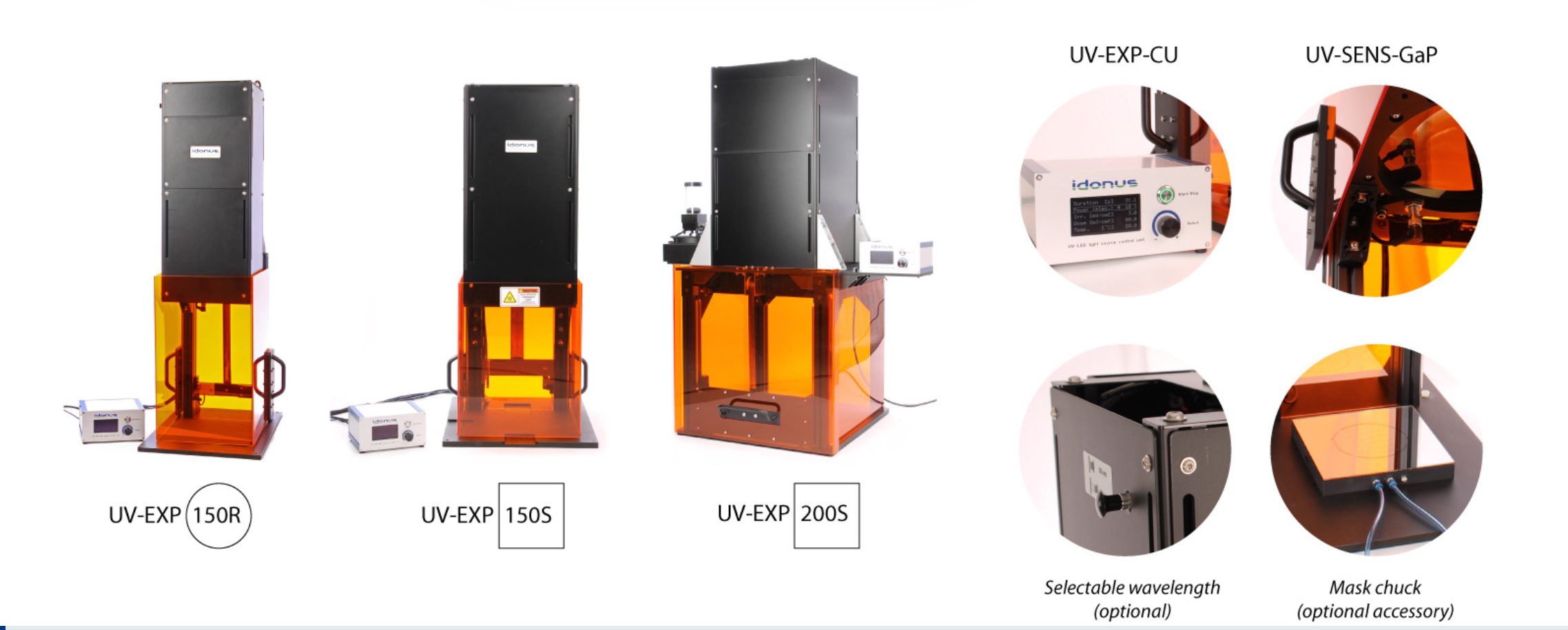 idonus,用于光刻的UV-LED曝光系统,UV-EXP系列