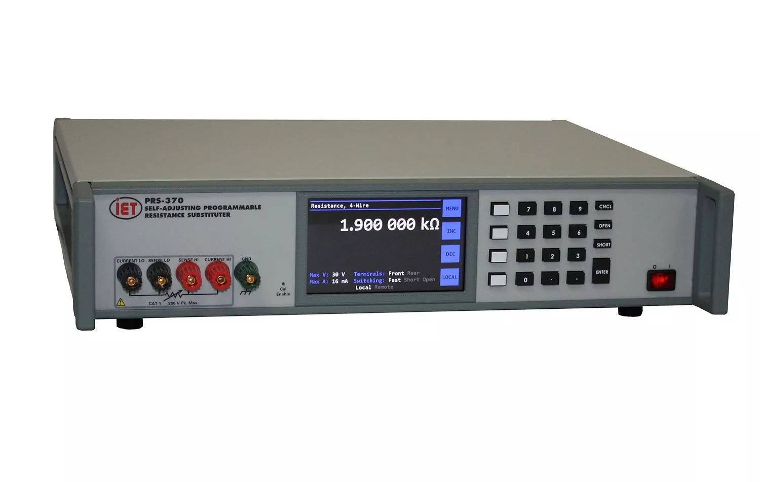 美国IET Labs PRS-370 电阻箱，高精度电阻箱，自调整可编程电阻箱&RTD模拟器