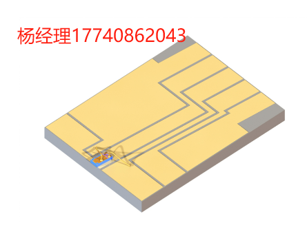 Innolume  单模半导体激光管 梳状激光器 （Chip-on-carrier） 80GHz O 波段梳状激光器，基座芯片