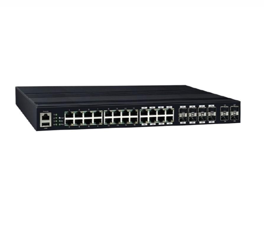 ISON 以太网交换机 IS-RG628-8C-4F Series系列 工业级28G L2+机架式以太网交换机