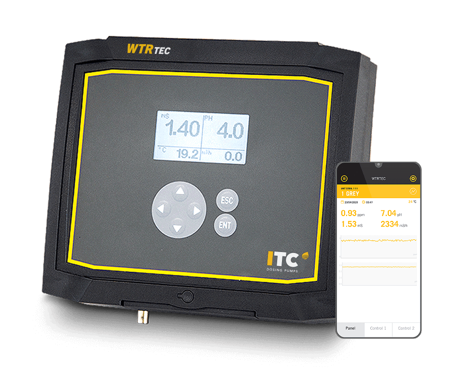 西班牙ITC-控制器-WTRtec 系列 用于调节水处理厂和饮用水库中游离氯、pH和ORP的多参数控制器