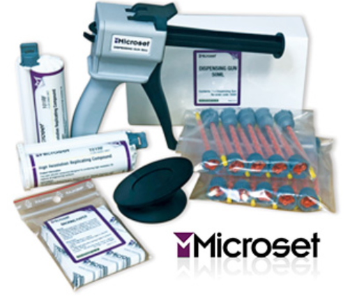 美国J chadwick Microset 复制品 可以检查仅使用光学千分尺无法接近的内表面 MICROSET 流体复制化合物 触变性复制化合物