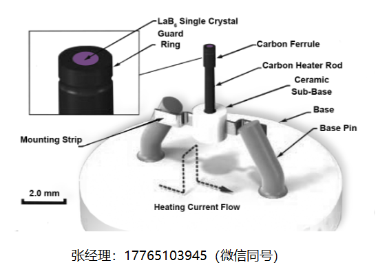 kimball physics六硼化镧(LaB6)阴极ES-423GR、ES-423E-90/15阴极、ES-423E-90/20阴极、ES-423E-60/6阴极