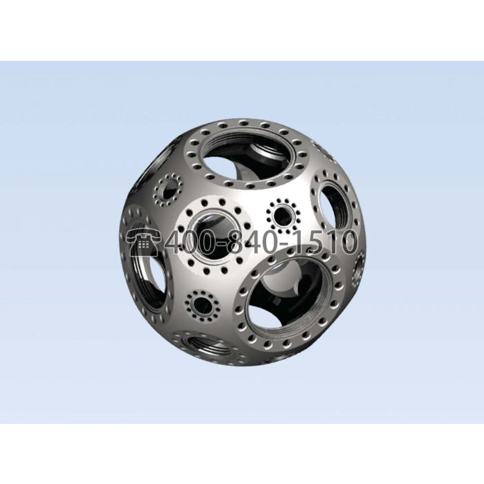 Kimball MCF450-SphCube-E6C8A12 4.50″球形六边形真空腔 真空腔，真空室，小型真空腔，真空腔体，超高真空腔，多孔真空腔，真空系统