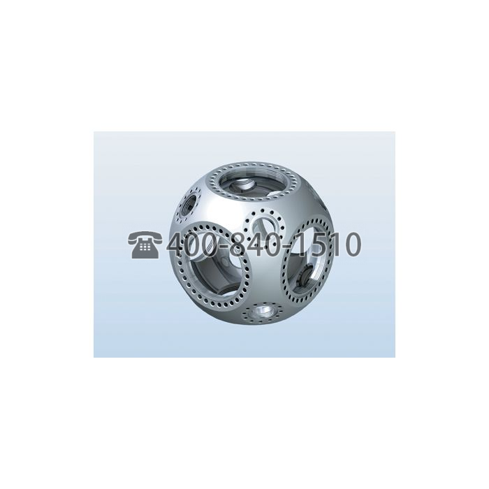 Kimball MCF600-SphCube-F6C8 6” 球形六边形真空腔 真空腔，真空室，小型真空腔，真空腔体，超高真空腔，多孔真空腔，真空系统