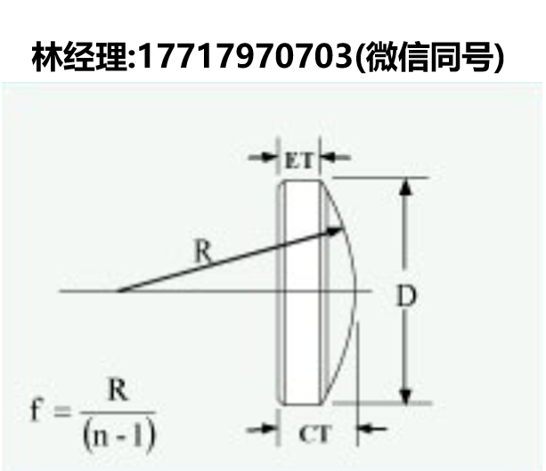 Lattice Electro Optics,LEO,氟化钙透镜,IC-PX-25.4-2000