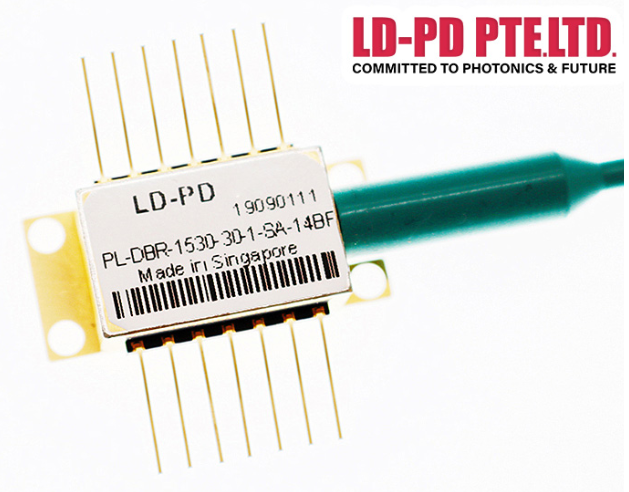新加坡LD-PD,激光二极管,分布式布拉格反射激光器,1530-1540nm 8nm可调谐带宽DBR激光二极管