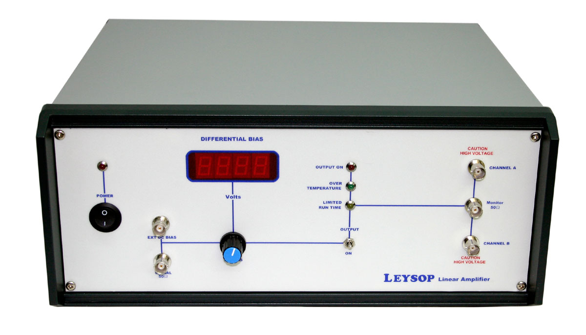 英国LEYSOP Ltd M500高压视频放大器,500V 和 >5MHz 操作的线性放大器