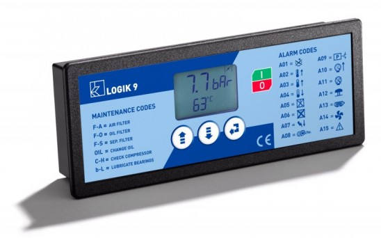 LOGIK 9 ELECTRONIC CONTROLLER FOR SCREW COMPRESSORS,空压机电子控制器