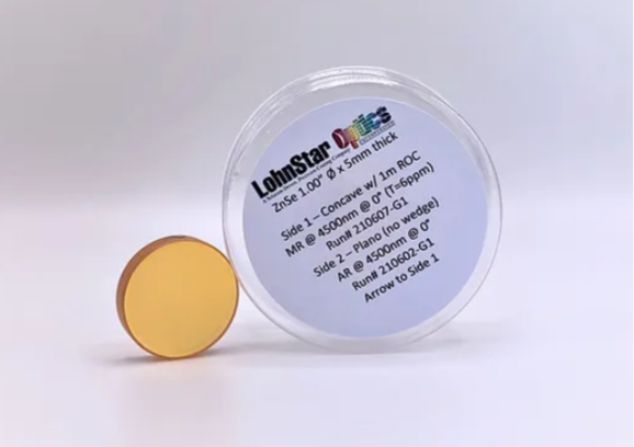 LohnStar CRD Mirror 光腔衰荡反射镜 Cavity Ring-Down (CRD) 硅Si反射镜 3350nm, 高反镜片