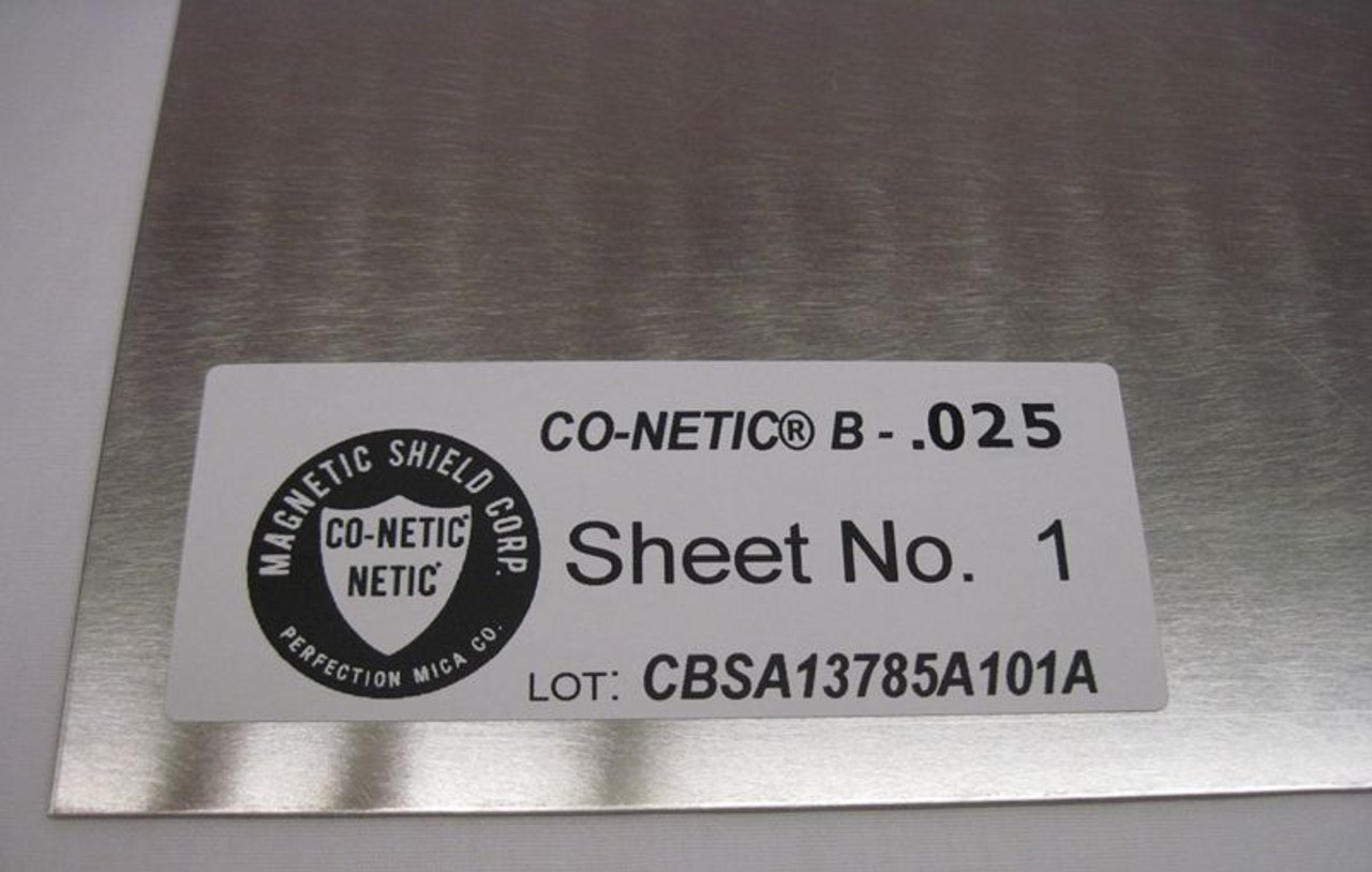 Co-NETIC B 压力退火处理板 Stress Annealed Sheet 退火处理用板材