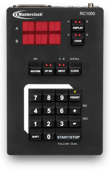 美国Masterclock-RC1000双通道生产定时器  双通道的上/下制作计时器