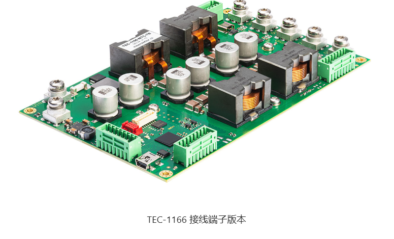 瑞士 Meerstetter, TEC-1166 （2x ±5 A / ±56 V）,双通道 OEM 精密温度控制器/帕尔贴控制器,典型制冷量：2 x 140 W