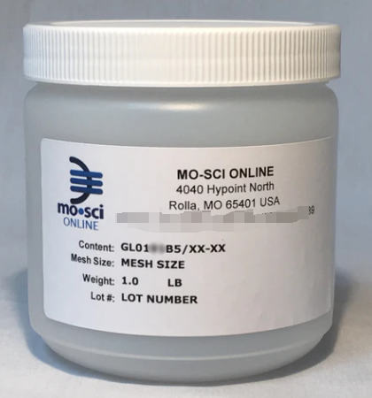 美国 Mo-Sci Barium Titanate Spheres 钛酸钡球体 微球 玻璃粉 GL0175B5/212-250