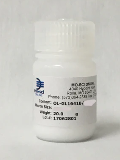 Mo-Sci GL1641B/-32多孔二氧化硅应用于色谱、液体释放的载体、液体吸收剂（又名口渴的玻璃）和热障保护