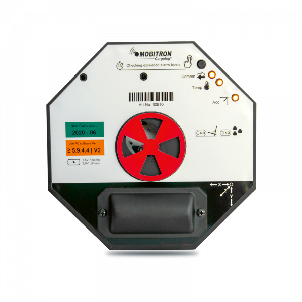 瑞典MOBITRON Cargolog® B0.0910冲击记录仪 用于监测易碎货物