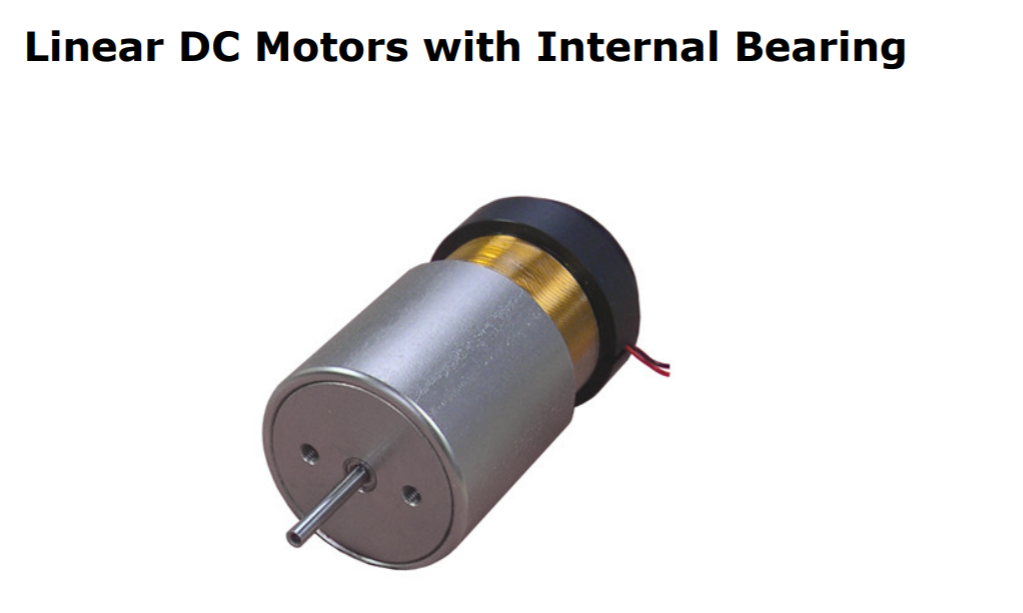 Moticont Linear Voice Coil Motors with Internal Bearing,带内轴承的线性音圈电机,音圈电机,美国音圈马达