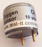 德国 MST Sensor for gas Oxygen O2, 30% vol. in CTL-4 (4-series) housing 气体氧气 O2 传感器 安培 2 电极传感器