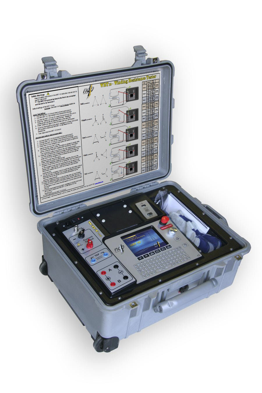 Coil test device / resistance WRT-10 & WRT-10D