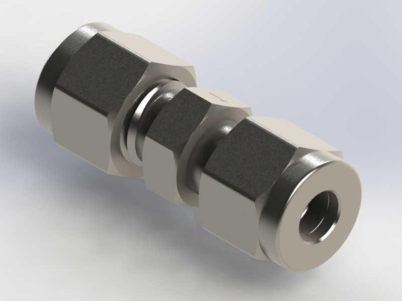 美国 O’Keefe Controls 部件号 IC-4006-10-SS， 压合接头 – 管接头，外径 1/4 英寸，型号 IC-4006