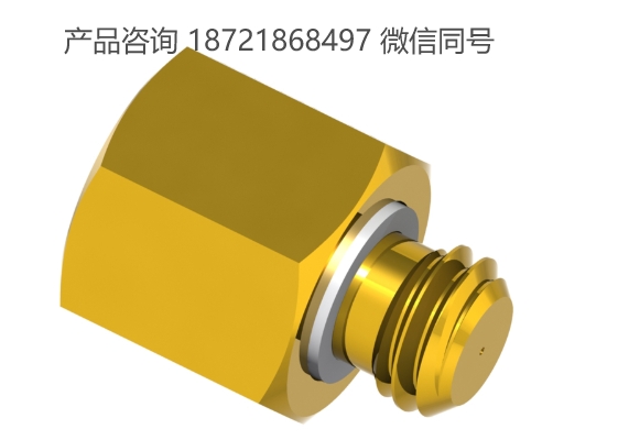 OKeefe controls 精密金属孔 – 10-32 UNF 适配器.004“ 到 .063” 孔径