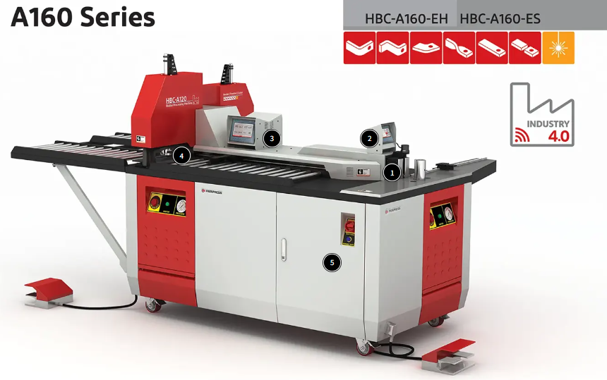 PAYAPRESS 母线加工机 3合1母线加工机 HBC-A160 ES/EH