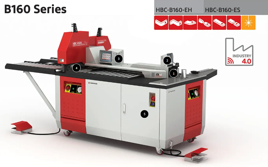 PAYAPRESS 母线加工机 3 合 1 电气母线机HBC-B160 ES/EH