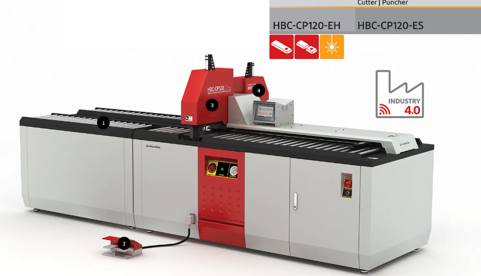 PAYAPRESS 母线加工机母线切割冲孔机HBC-CP120 ES/EH