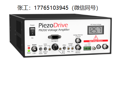 PiezoDrive PX200功率放大器、低噪声高电流线性放大器、驱动压电执行器