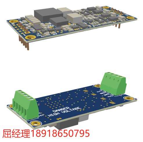 piezodrive BD 系列双通道驱动器，用于压电弯曲器促动器 包含一个高压电源和两个线性放大器通道 全面的过载保护，并配有螺丝端子或 PCB 安装引脚